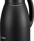Stainless Vacuum Carafe 1.5 Liter Matte Black With Extra Wide Two And One Half Inch Mouth Built To Last Unbreakable Steel Build