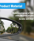 Heated Right Side Mirror Glass Replacement For 2011 To 2018 Volkswagen Passat Jetta Beetle With Rear Holder showing ABS material