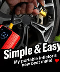 Pro Grade Quick Connect Tire Inflator Chuck Accessory Open Type in use on car tire with red inflator.