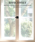 Heavy Duty Aluminum Screen Door Latch With Push Pull Spring Self Closing And No Fuss Install on window enhancing security