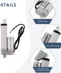 Beefy 12V Heavy Duty Electric Stroke Linear Actuator with mounting bracket, 900N push pull, low noise, versatile for auto car RV doors.