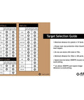 Target selection guide for Heavy Duty AR500 Steel Target Set For Rifle And Pistol Practice, Includes Ten Inch, Eight Inch, Six Inch, Four Inch Gongs And Twelve By Twenty Silhouette Plate, One Half Inch Thick, Made In USA, Veteran Owned Range Gear For Real Shooters