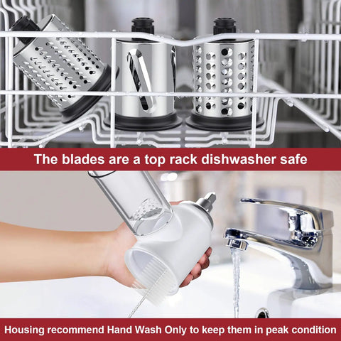 All In One Slicer Shredder Attachment For Stand Mixers Veggie Cheese Grater And Salad Maker Food Slicer Accessory easy cleaning shown