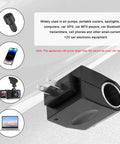 No Sweat Ac To Dc Converter Delivering Steady 12 Volt Output At 500 Ma For Car Cigarette Lighter Adapters Wall Plug Charger close-up view