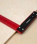 Pro Grade Aluminum Woodworking Square for Layout And Joinery Self Standing with Shoulder Lip and Laser Engraved Scales 24 Inch