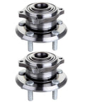 All Wheel Drive Front Wheel Bearing Hub Assembly Compatible With 2005 To 2017 Chrysler 300, 2007 To 2017 Dodge Charger, 2005 To 2008 Dodge Magnum, 5 Lug Non ABS, Pre Greased And Pre Sealed, Exact Fit Replacement, 5-lug design, dual view