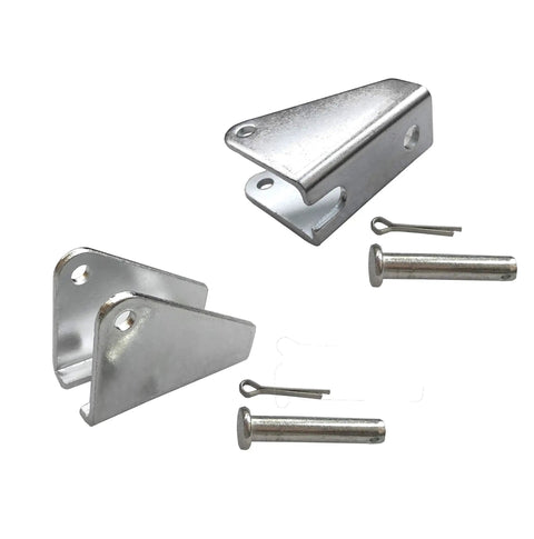 Metal mounting brackets and pins for 12V DC Linear Actuator 30 Inch Stroke With Mounting Brackets, 44 Lb Push Force, square tube design