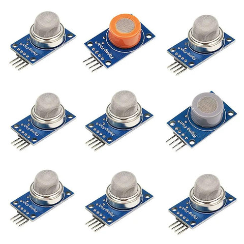 9 In 1 Gas Sensor Modules Kit For DIY Projects Starter Kit With Quick Response Gas Detection