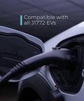 Level 1 J1772 EV Charger With WiFi Control 120V 15 Amp NEMA 5 15 Plug 16 Foot Extension Cord Portable Electric Car Charger