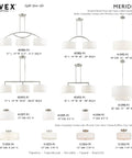 Meridian Collection 4 Light Semi Flush Mount Ceiling Fixture With Off White Fabric Hardback Drum Shade And Brushed Nickel Finish
