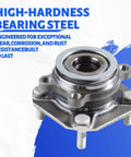 Front Wheel Bearing Hub Assembly 4 Lug For Nissan Sentra 2007 2012 Front Axle 2.0L Only Part 513297 with high hardness steel