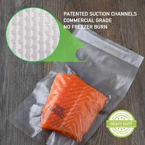 11 Inch by 150 Foot Vacuum Seal Roll with Cutter for Food Saver Storage BPA Free Commercial Grade Puncture Preventing Embossed Channels