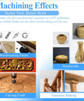Woodworking tools and effects, including Tungsten Carbide Cutter Inserts 15x15x2.5mm R100 Blades for planing, carving, and crafting.