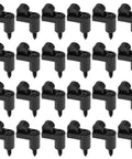 Level up home security with Rock Solid Stormproof Retainers and Matching Alloy Screws. 24 black nylon storm clips for window screens.