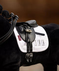 Miniature Toy Pony Dressage Saddle Pad With Soft Suede And Cotton Lining Removable Competition Numbers Perfect Gift For Kids Aged 3 And Up