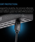 Close-up of Sensor Extension Cord for Controller AI Plus with water-resistant gasket and IP44 protection.