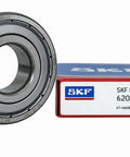 6204-2Z Ball Bearings 20x47x14 mm Deep Groove With Double Metal Shield beside SKF box