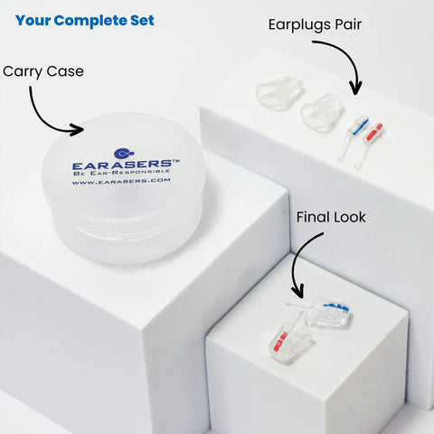 19dB Noise Reducing Earplugs For Musicians And Concert Goers High Fidelity Sound Protection Without Dulling The Vibe Small Size