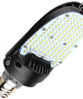 Shoebox Corn Retrofit Lamp Rotatable E39 Mogul Base Powerful 75W 95W 115W Selectable 5000K Daylight 180 Degree Paddle Bulb