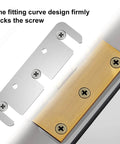 Door Hinge Shims 0.035 Inches, 15 Pack Laser Cut Stainless Steel Kit With Brushed Silver Finish, Safety Rounded Corners, Corrosion Resistant