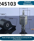 Product dimensions of Upgraded 245103 Prime Spray Valve Kit With Drain Valve for airless paint sprayers, metal and PTFE materials