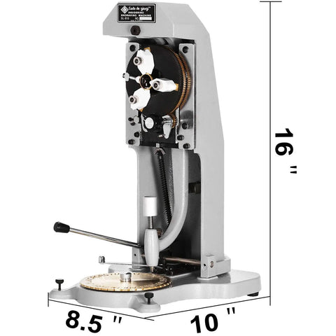 Inside Ring Engraver With Double Sided Dial Stamper For 1.5mm To 2.0mm Letters Inner Ring Engraving Tool 360 Degree Jaw 5 Inch Dial