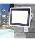 JUDYSSY Motion Sensor Led Floodlight 10-100W, 800-8000Lm Led Security Light IP, 100W IP66 waterproof with motion sensor.