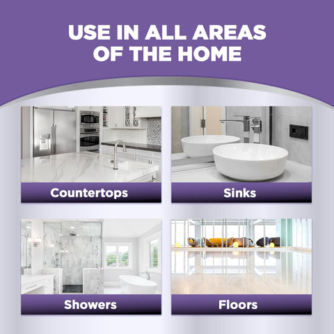 Image of Granite And Stone Sealer Spray Protects Kitchen Countertops Sinks Showers Vanities And Floors From Stains.