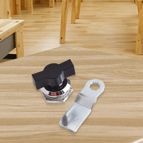 Keyless Turn Tongue Cam Lock For Cabinets And Drawers, Lockers And Safes Security Hardware, Easy Access No Keys Needed