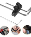 Guitar Wrench Holder For Headstock Key Storage; includes metal mount with wrenches, easy install for tremolo maintenance tool.