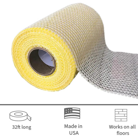 Stair Tread Installation Kit With Adhesive Double Sided Tape For Treads And Runners 6 Inch Wide By 32 Foot Long No Slip No Residue