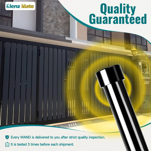 Next Level Vehicle Exit Sensor for Automatic Gate Opener Car Detector with 50 ft cable near black gate