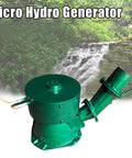 Portable Micro Hydroelectric Power Generator 500W Hydro Turbine For Off Grid Living Emergency Backup Power Mountain Farms