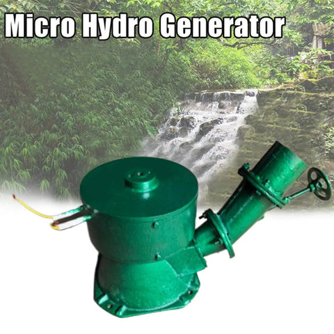 Portable Micro Hydroelectric Power Generator 500W Hydro Turbine For Off Grid Living Emergency Backup Power Mountain Farms