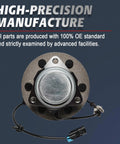 6-Lug Front Wheel Bearing Hub 4WD Replacement For 2002-2006 Chevy Avalanche 1500 Silverado with ABS Sensor 515036.