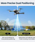 Go-To Pocket Sized Drone With 4K Camera Under 250g for Beginners demonstrating GPS and optical flow positioning features
