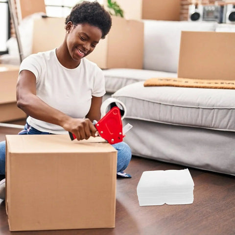 Woman packing with boxes and White EPE Foam Shipping Bags For Bottles And Ceramics Thickened Reusable Cushioning Packing Bags