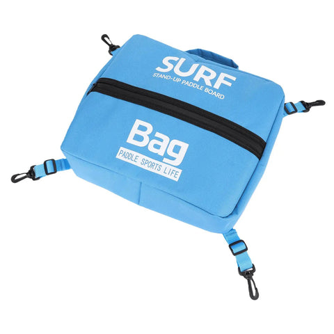 Insulated Cooling Pack for Seaside Adventures and Water Sports with anti splash pouch, blue paddleboard bag, moisture proof zipper