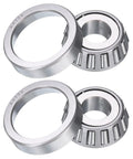 Beefy Heavy Duty Tapered Roller Bearing Cone And Cup Set 0.5 Inch Bore 1.3775 Inch OD 0.433 Inch Thick Chrome Steel ABEC 3 High Load Capacity