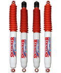 Ford F 250 F 350 Super Duty front and rear hydraulic action shocks set for 0 to 3 inch front lift and 0 to 2 inch rear lift