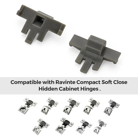 Keep Your Cabinets Chill And Slam Free With These Reliable Soft Close Hinge Clips That Lock Doors At A Perfect Angle for installation with gray hinge clips.
