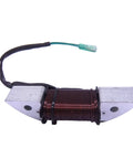 Outboard Engine Alternator Charge Coil For Mercury Mercruiser Mariner 6HP 8HP 9.8HP 2 Stroke Boat Rig Also Fits Parsun Hidea HDX Outboards Replaces OEM 804977A1 804977T01