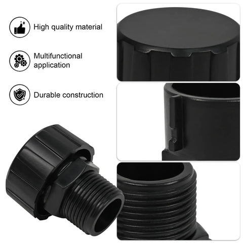 3/4 NPT Hydraulic Breather Cap Poly Vent Cap For Hydraulic Tanks And Reservoirs, close-up of durable plastic construction