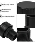 3/4 NPT Hydraulic Breather Cap For Plastic Tanks, Heavy Duty Poly Vent Cap With Free Air Flow To Hydraulic Reservoirs, Pack of 2