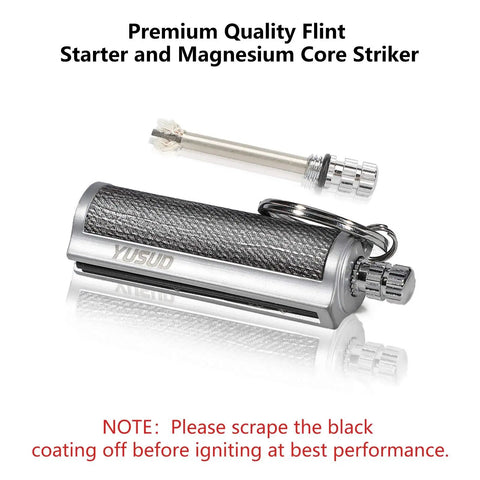 2 Pack Permanent Infinity Match Lighters With Multitool Keychains Reusable Waterproof Strike Anywhere Flint Fire Starters
