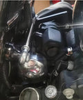 Close-up of Harley Touring Frame Stabilizer Bar For Road Glide Road King Street Glide Electra Glide 2009 To 2026 in CNC aluminum.