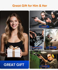 All In One Gun Cleaning Kit With CLP Oil For Rifle And Pistol Maintenance gift with images of shooters, home defenders, and more