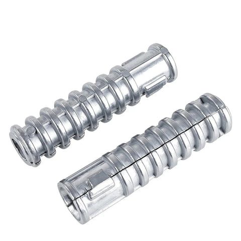 Heavy Duty Lag Shield Anchors For Concrete Walls And Masonry Featuring Rust Proof Zinc Build That Locks Tight Under Vibration While Quarter Inch Size Drops In Smooth And Delivers Serious Grip For Tough Drywall Framing Or Quick Shelf Repairs Around The
