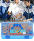 Electromagnetic Circuit Learning Kit For Curious Teens A Hands On Physics Lab With 68 Experiments And Storage Box, students experimenting.