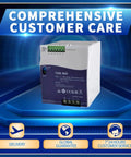 Heavy Duty 960 Watt 24 Volt 40 Amp Industrial Din Rail Power Supply Featuring Active Pfc And Smooth Three Phase 340 To 550 Vac Input for easy installation.